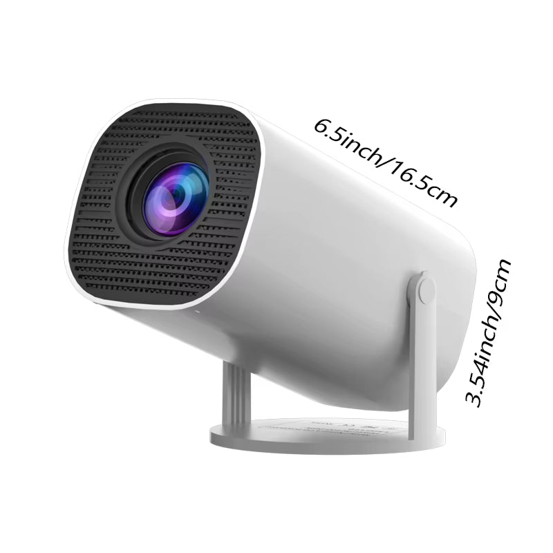 HD Mini Projector, Supports 4K Video, Resolution 1280X720P, Portable Design, with Remote Control, Brings Home Theater Experience